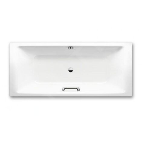 Kaldewei Ambiente - Baignoire rectangulaire Puro Duo 664, 1800x800 mm, trous pour poignées, effet Perl, blanc 266410113001 (1/3)