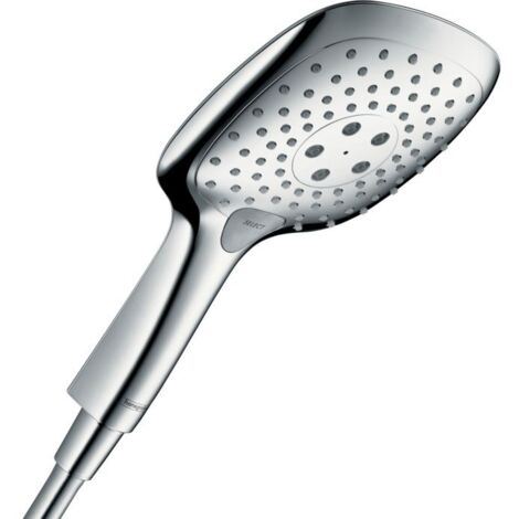Douchette Hansgrohe Raindance Select E 150 – 3 jets RainAir, CaresseAir, Mix – Finition chrome – 26550000