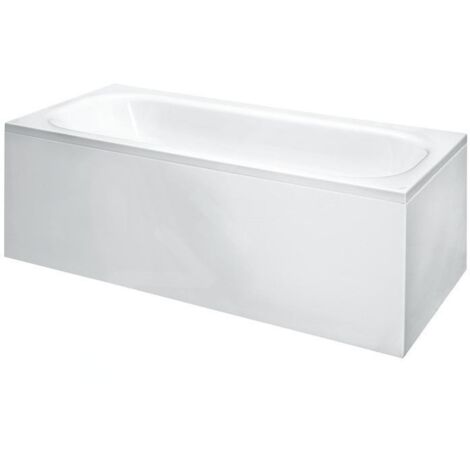 Laufen Solutions - Baignoire avec support et panneau en L droit, 180x80 cm, blanc H2245060000001 (1/3)