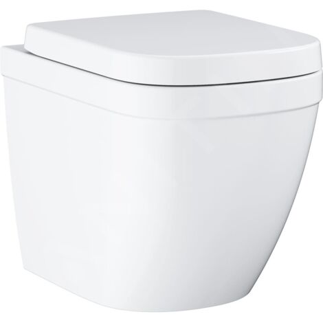 Grohe Euro Ceramic - WC à poser avec abattant softclose, rimless, Triple Vortex, blanc alpin 39839000 (1/5)