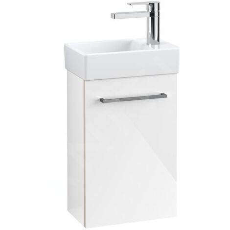 Villeroy & Boch Avento - Meuble-vasque, 340x514x202 mm, 1 porte, Crystal White A87601B4 (1/2)