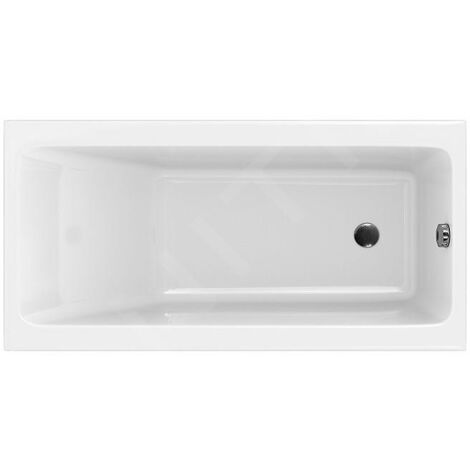 Cersanit Crea - Baignoire 150 x 75 cm, pieds inclus, blanc S301-233 (1/5)