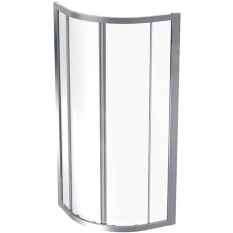 Geberit GEO - Cabine de douche 80x80 cm, argent/verre transparent 560.111.00.2 (1/2)