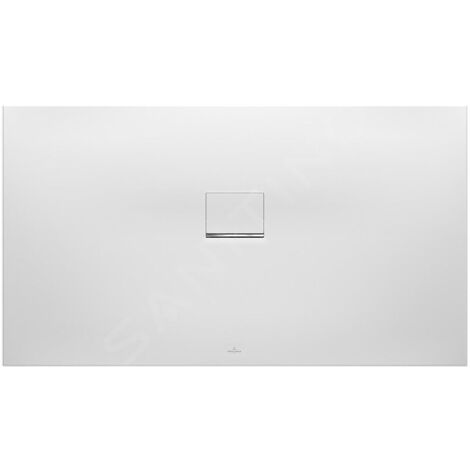 Receveur antidérapant 120 x 90 VILLEROY ET BOCH Squaro Infinity quaryl rectangle edelweiss (1/5)