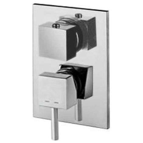 Paffoni Level - Mitigeur encastré avec corps, pour 2 sorties, chrome LEA018CR (1/2)