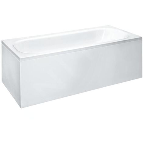 Laufen Solutions - Baignoire avec support et panneau en L gauche, 1700x750 mm, blanc H2235350000001 (1/3)