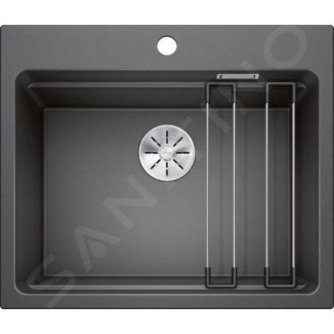 Blanco Etagon 6 - Évier en silgranite, 600x510 mm, avec rails, InFino, anthracite 524529 (1/4)