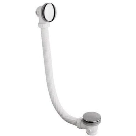 Polysan Accessoires - Garniture de vidage sans remplissage, ClickClack, longueur 900 mm, bonde 72 mm, chrome 71679