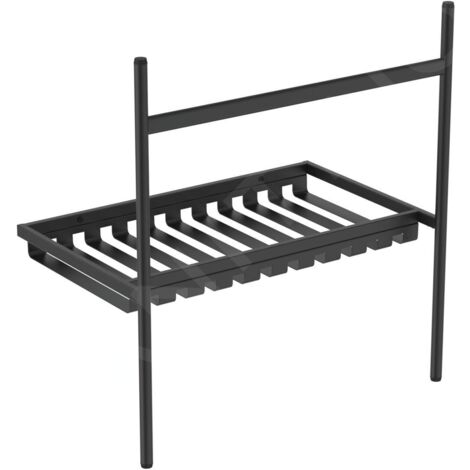 Ideal Standard Conca - Console métallique pour lavabo 80 cm, soie noire E2533XG (1/5)