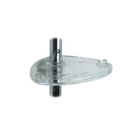 Jika Mio - Porte-savon pour barre de douche, transparent/blanc H3962700000001