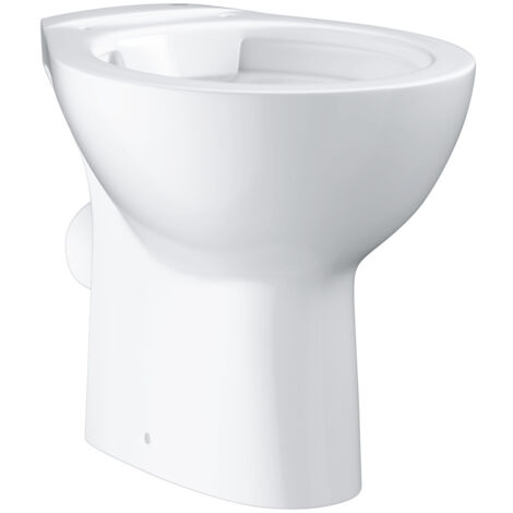 Grohe – WC broyeur céramique blanc sur pied – Sortie horizontale – Dimensions 356 x 406 x 515 mm – Fixations incluses