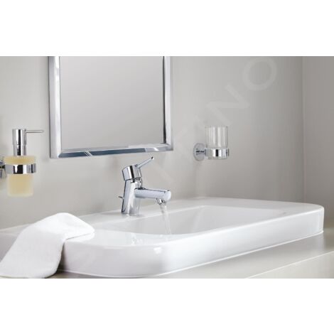 Grohe Essentials - Distributeur de savon liquide avec support, chrome 40448001