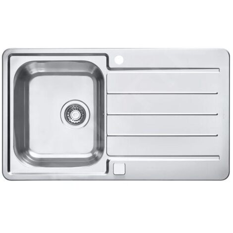 Alveus Line Maxim - Évier 860x500 mm, avec commande du vidage, inox 1085945 (1/2)