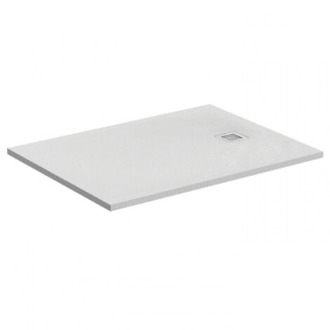 Ideal Standard – Receveur de douche rectangulaire 1200x900mm – Marbre de synthèse antidérapant – Installation au sol – Bonde de vidage Ø 90mm incluse (1/5)