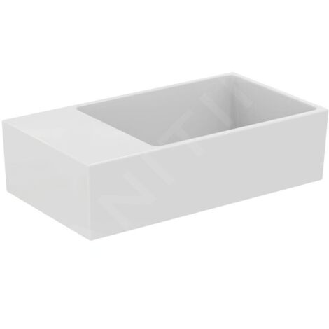 Ideal Standard Extra - Lave-main à poser 450x250 mm, avec trop-plein, sans trou pour robinet, blanc T392101 (1/3)