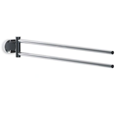 Barre Porte Serviette chromé Double Heaven