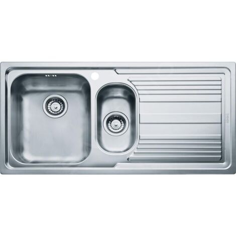 Franke Logica - Évier en inox LLX 651/2, 100x50 cm 101.0120.189 (1/3)