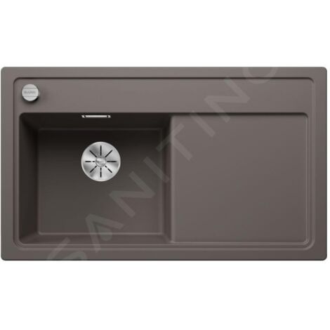Blanco Zenar 45 - Évier en silgranit, 860x510 mm, avec commande de vidage, InFino, gris 527359