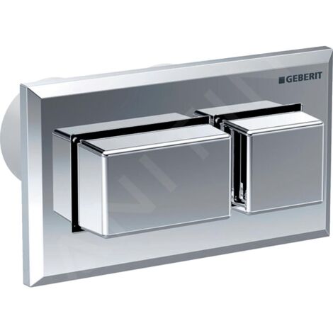 Geberit Systèmes de chasse d’eau - Décelenchement à distance pneumatique, pour réservoir Sigma 8 cm encastré, soulevé (1/4)