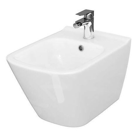 Cersanit City - Bidet suspendu, trou pour robinet, blanc K35-045 (1/3)
