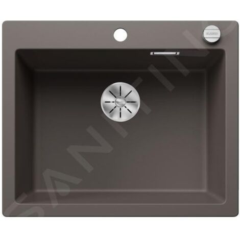 Blanco Pleon 6 - Évier en Silgranit, 615x510 mm, avec commande du vidage, InFino, gris 527319 (1/3)