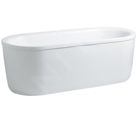 Laufen Solutions - Baignoire avec support, 1800x800 mm, blanc H2245120000001 (1/3)