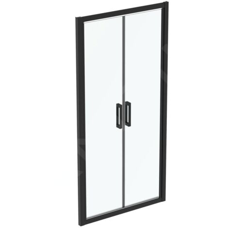 Ideal Standard Connect 2 - Porte de douche 1000 mm, noir / verre clair K9296V3 (1/3)