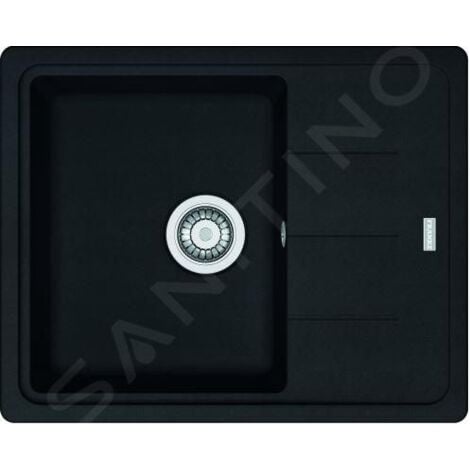 Franke Basis - Évier en fragranit BFG 611-62, 62x50 cm, noir mat 114.0661.420