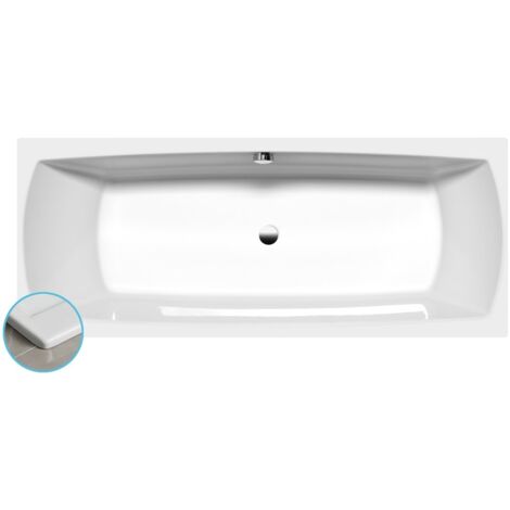 LILY SLIM Bain rectangulaire 170x70x39cm, Blanc (1/5)