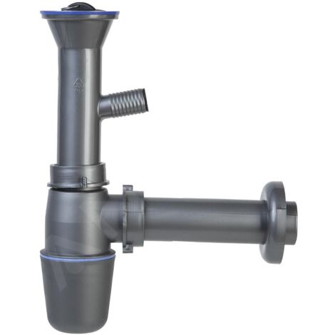 Novaservis Siphons - Siphon pour trou d'évier 49 mm sans trop-plein, plastique NSP45 (1/2)