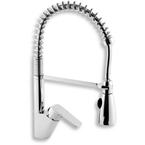 Novaservis Nobless Tina - Robinetterie d’évier avec bras flexible et douchette, chrome 38481,0 (1/2)