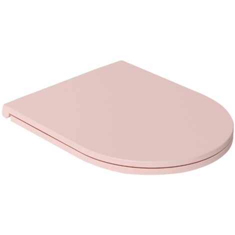 Sapho Isvea - Abattant toilette Slim, SoftClose, rose saumon 40KF0541I-S (1/5)