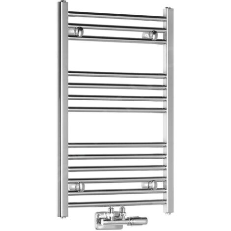 Aqualine Alya - Sèche-serviettes 80 x 50 cm, 235 W, chrome LLS301 (1/5)