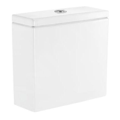 Roca Inspira - Réservoir de toilette, DualFlush, alimentation par le bas à gauche, blanc A341520000 (1/7)