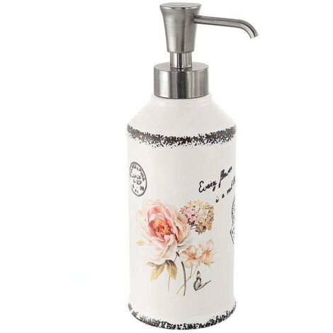 Sapho Gedy Clothilde - Distributeur de savon sur pied, blanc CI8002 (1/4)