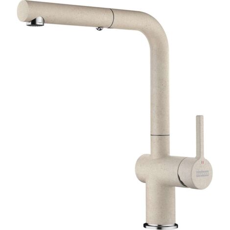 Franke – Mitigeur de lavabo monocommande FN 6110.082 – Douchette extractible – Finition sahara – Hauteur 310 mm – Débit 7,5 l/min (1/4)