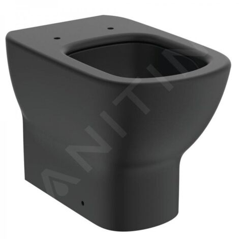 Ideal Standard Tesi - WC à poser, évacuation basse, AquaBlade, noir T0077V3 (1/5)