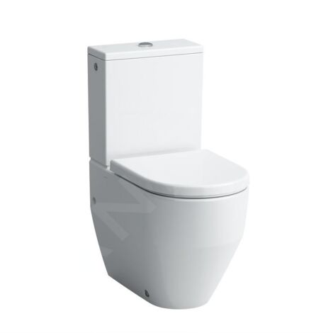 Laufen Pro - Cuvette WC combinée à poser, 650x360 mm, évacuation arrière/bas, arrivée d’eau latérale, avec LCC, blanc (1/4)
