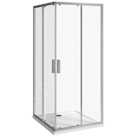 Jika Nion - Cabine de douche 900x900 mm, Jika Perla Glass, argent/verre transparent H2512N20026681 (1/2)