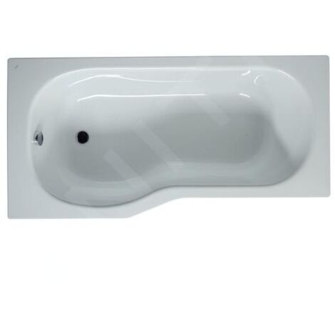Jika Tigo - Baignoire asymétrique 1600x800x430 mm, gauche, blanc H2232100000001 (1/3)