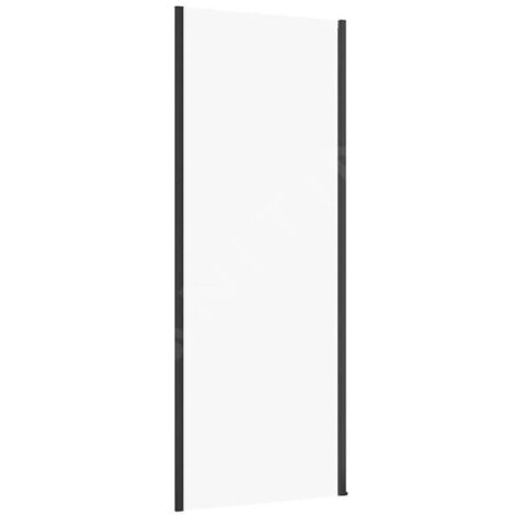 Cersanit Larga - Paroi de douche 80 cm, noir/verre clair S932-133 (1/2)