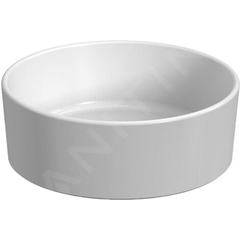 Jika Cubito Pure - Vasque à poser, diamètre 40 cm, sans trop-plein, blanc mat H8184207571121 (1/2)