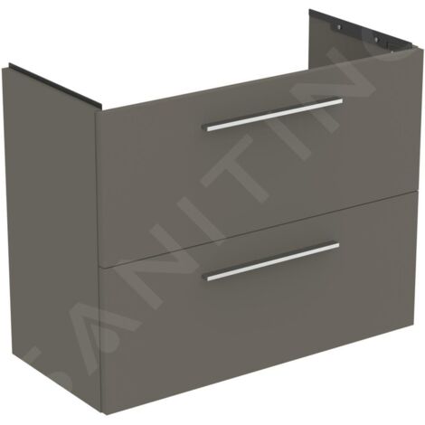 IDEAL STANDARD T5295NG Armoire sous lavabo i.life S 2 tiroirs (1/5)