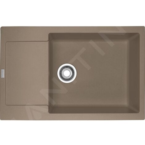 Franke Maris - Évier en fragranit MRG 611-78 BB, 78x50 cm, huître 114.0494.646 (1/3)