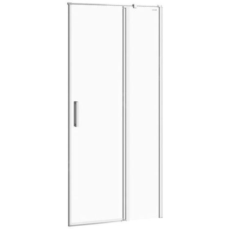 Cersanit Moduo - Porte de douche 90x198 cm, droite, chrome/verre clair S162-006 (1/4)
