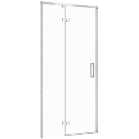 Cersanit Larga - Porte de douche 100x195 cm, gauche, chrome/verre clair S932-121 (1/2)