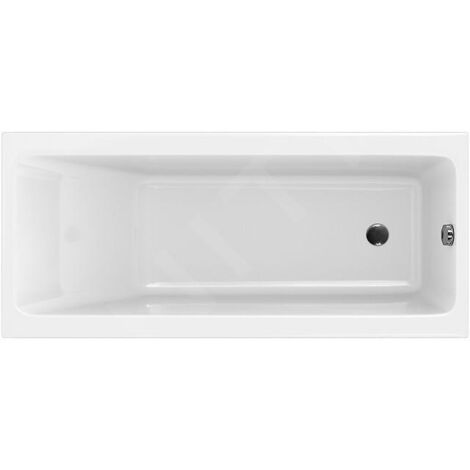 Cersanit Crea - Baignoire 170 x 75 cm, pieds inclus, blanc S301-226 (1/5)