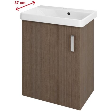THEIA Vanity Unité 50,9x70x35cm, 1x porte, gauche, Pine Rustic (1/2)