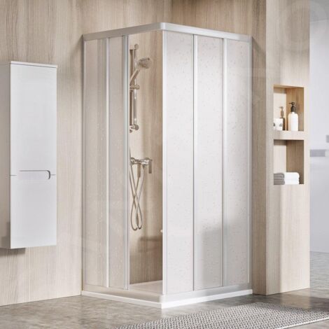 Ravak Supernova - Porte de douche ASRV3-80, 770-790 mm, satin/Pearl 15V40UR211 (1/4)