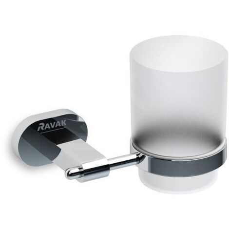 Ravak Chrome - Porte-verre, chrome / verre X07P188 (1/2)